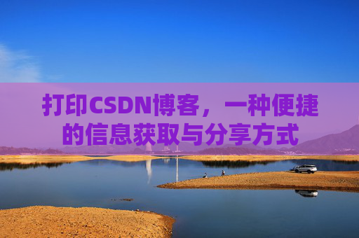 打印CSDN博客，一种便捷的信息获取与分享方式